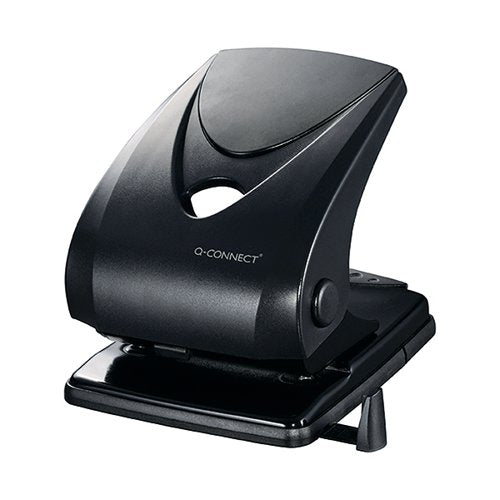 Q-CONNECT HEAVY DUTY HOLE PUNCH BLACK KF01236