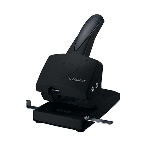 Q-CONNECT EXTRA HEAVY DUTY HOLE PUNCH 63 SHEET BLACK 865P