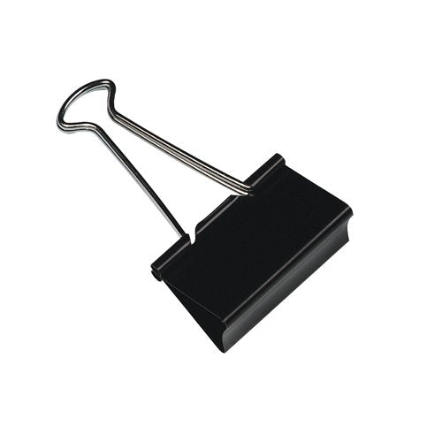 Q-CONNECT BLACK 42MM FOLDBACK CLIPS (Pack of 10)