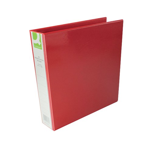 Q-CONNECT PRESENTATION 40MM 4D RING BINDER A4 RED KF01330