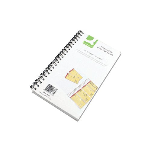 Q-CONNECT SELF STICKY TELEPHONE MESSAGE BOOK 320 MESSAGES KF