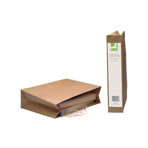 Q-CONNECT MANILLA COMPUTER PAPER STORAGE BAG (25 PACK) KF01392