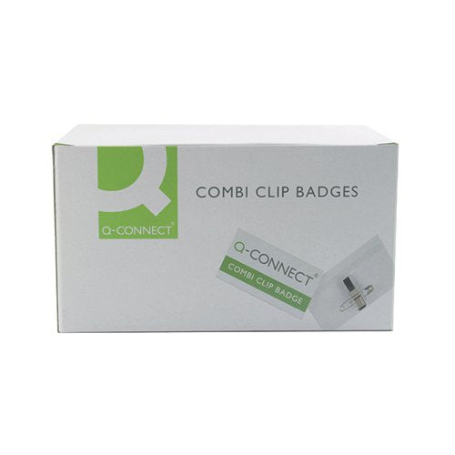 Q-CONNECT COMBINATION BADGE 40X75MM (PACK OF 50) KF01568