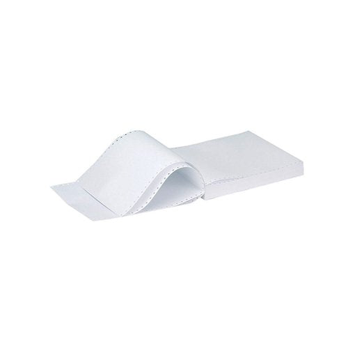 Q-CONNECT 11X9.5 INCHES 3-PART NCR PERFORATED PLAIN LISTING