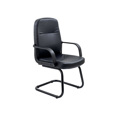 JEMINI RHONE VISITORS CHAIR 620X625X980MM BLACK KF03432