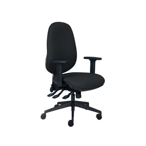 CAPPELA RISE HIGH BACK POSTURE CHAIR 652X545X820MM BLACK KF0