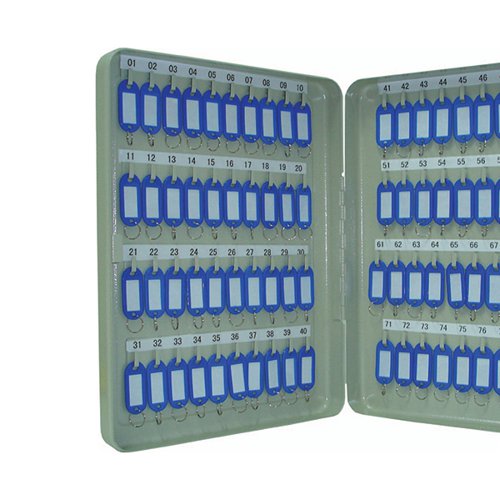 Q-CONNECT 80-KEY CABINET PEARL GREY KF04274