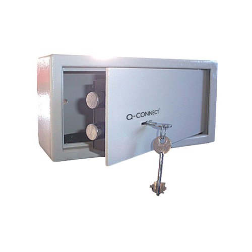 Q-CONNECT KEY-OPERATED SAFE 6 LITRE 150X200X200MM KF04387