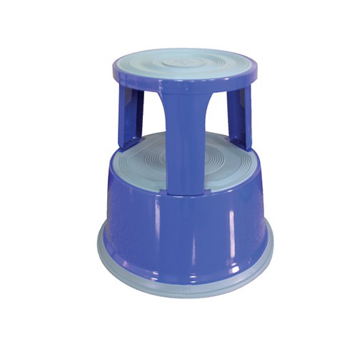 Q-CONNECT BLUE METAL STEP STOOL KF04847
