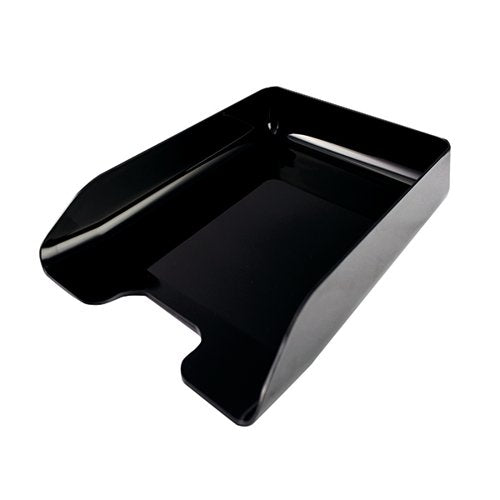 Q-CONNECT EXECUTIVE LETTER TRAY BLACK (SUITABLE FOR A4 AND FOOLSCAP DOCUMENTS) CP125KFBLK