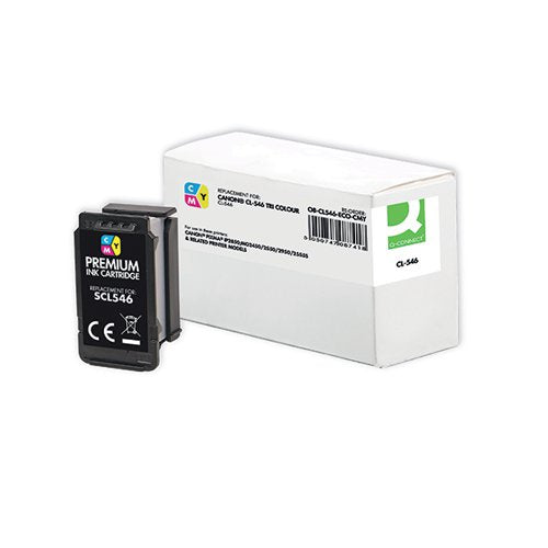 Q-CONNECT REMANUFACTURED INK COMPATIBLE WITH CANON CL546CMY