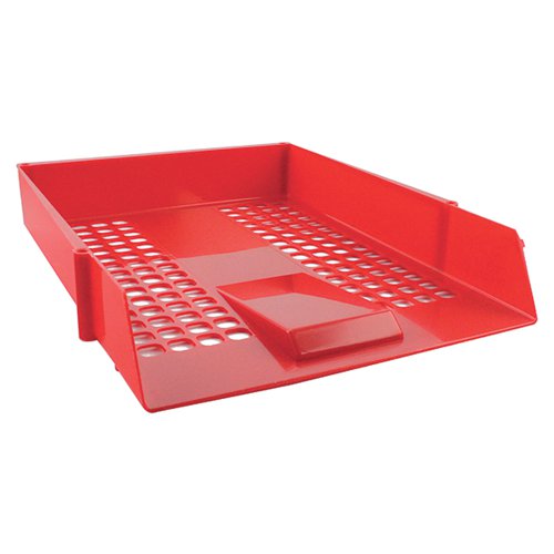 Q-CONNECT LETTER TRAY RED CP159KFRED