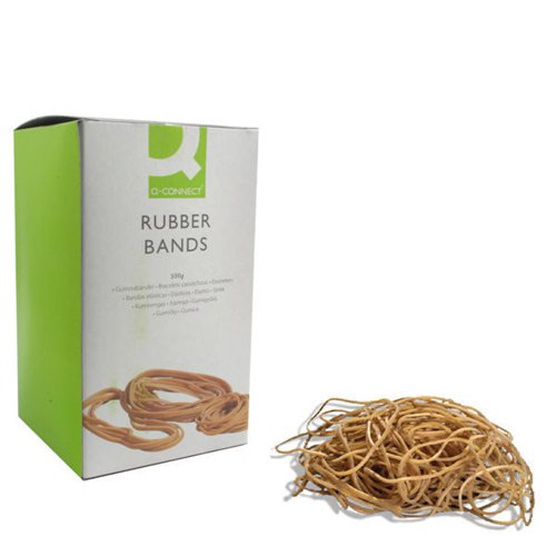Q-CONNECT RUBBER BANDS NO.30 50.8 X 3.2MM 500G KF10535
