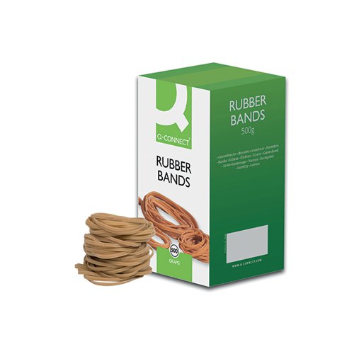Q-CONNECT RUBBER BANDS NO.33 88.9 X 3.2MM 500G KF10538