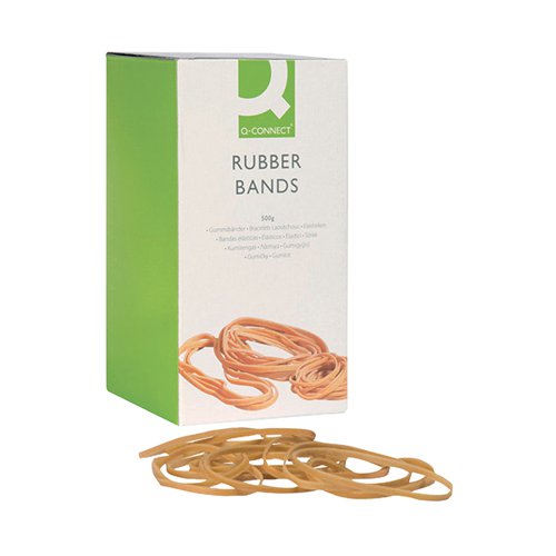 Q-CONNECT RUBBER BANDS NO.34 101.6 X 3.2MM 500G KF10539