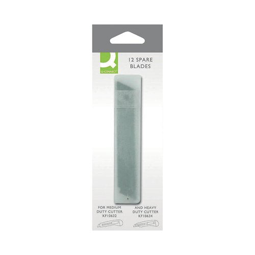 Q-CONNECT MEDIUM/HEAVY DUTY CUTTER BLADES (12 PACK) KF10636