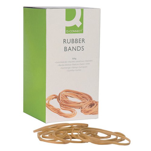 Q-CONNECT RUBBER BANDS ASSORTED SIZES 100G KF10673