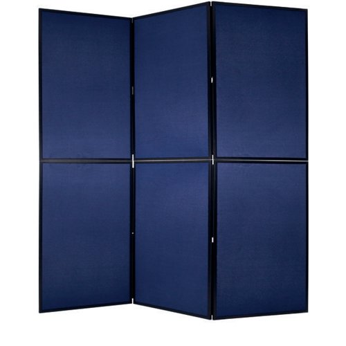 Q-CONNECT DISPLAY BOARD 6 PANEL BLUE/GREY DSP330516