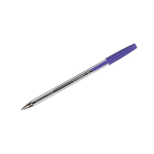 Q-CONNECT BALLPOINT PEN MEDIUM VIOLET (PACK OF 50) KF11497