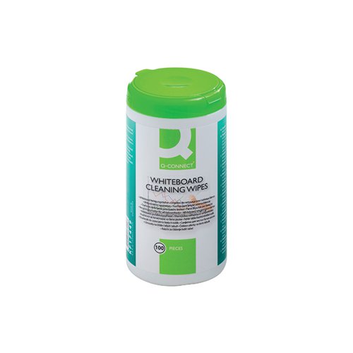 Q-CONNECT WHITEBOARD CLEANING WIPES (PACK OF 100) AWBW100QCA