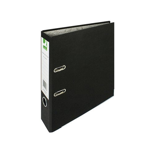 Q-CONNECT LEVER ARCH FILE PAPERBACKED A4 BLACK (10 PACK) KF20038