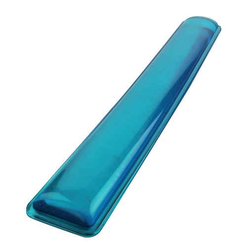 Q-CONNECT CLEAR WRISTREST BLUE KF20088