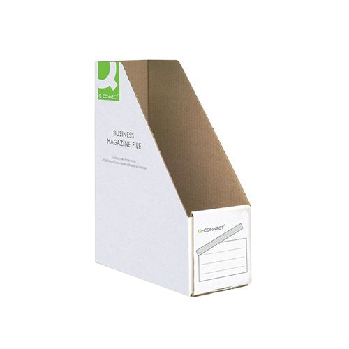 Q-CONNECT BUSINESS MAGAZINE FILE W100XD230XH300MM WHITE (PAC