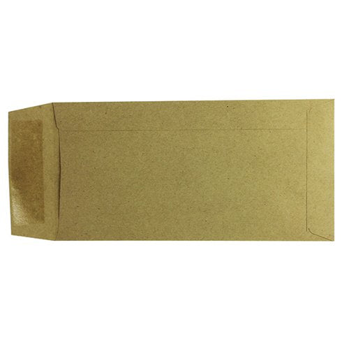 Q-CONNECT DL ENVELOPES POCKET GUMMED 70GSM MANILLA (PACK OF