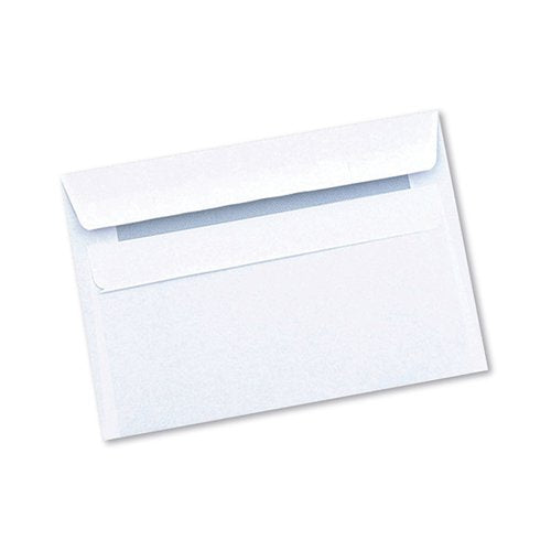 Q-CONNECT C6 ENVELOPE WALLET SELF SEAL 90GSM WHITE (PACK OF
