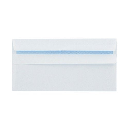 Q-CONNECT DL ENVELOPES RECYCLED SELF SEAL 100GSM WHITE (PACK