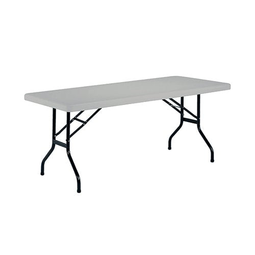 JEMINI RECTANGULAR FOLDING TABLE 1510X760X740MM WHITE KF7232