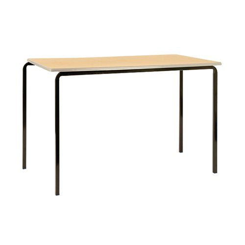 JEMINI MDF EDGED CLASSROOM TABLE 1200X600X710MM BEECH/SILVER