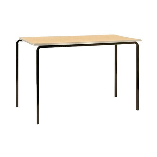 JEMINI POLYURETHANE EDGED CLASS TABLE 1200X600X590MM BEECH/B