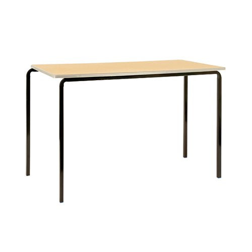 JEMINI POLYURETHANE EDGED CLASS TABLE 1100X550X710MM BEECH/B