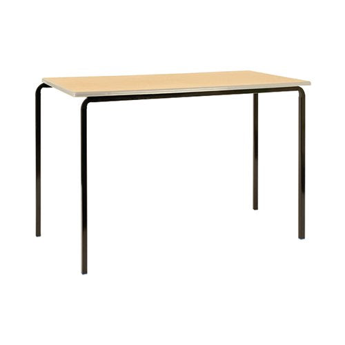 JEMINI POLYURETHANE EDGED CLASS TABLE 1200X600X760MM BEECH/B