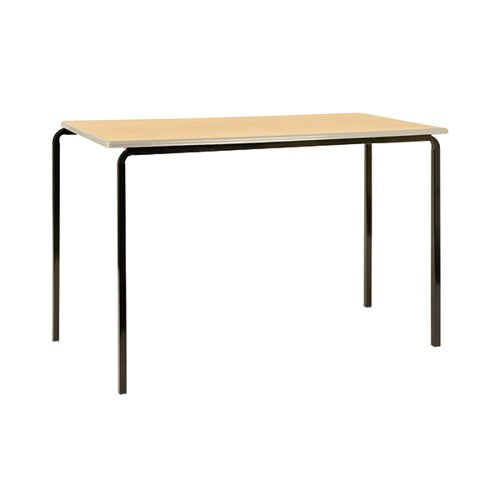 JEMINI POLYURETHANE EDGED CLASS TABLE 1100X550X590MM BEECH/S
