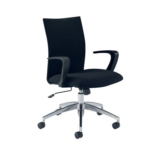 ARISTA INDUS SOHO HIGH BACK OPERATOR CHAIR 220X550X580MM BLA