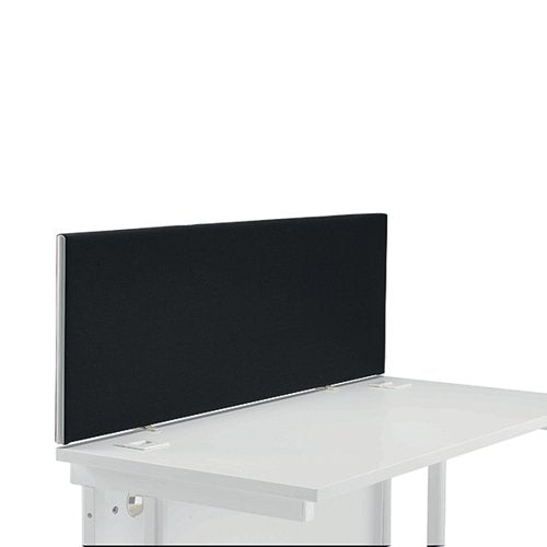 FIRST DESK MOUNTED SCREEN 1200X25X400MM SPECIAL BLACK KF7483