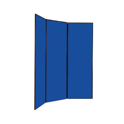 Q-CONNECT MULTI-FOLD JUMBO DISPLAY SYSTEM 2400X1800MM BLUE FN2BLA6
