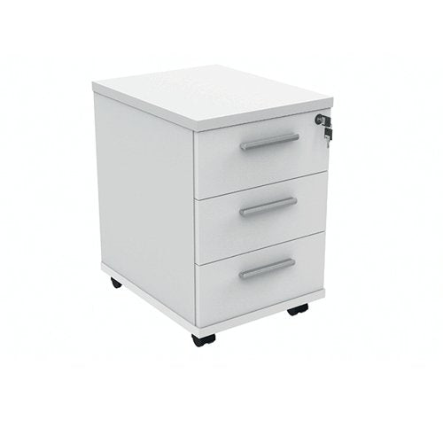 POLARIS 3 DRAWER MOBILE UNDER DESK PEDESTAL 404X500X595MM AR