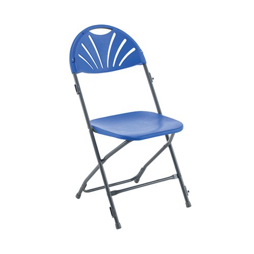 TITAN FOLDING CHAIR 445X460X870MM BLUE KF78658
