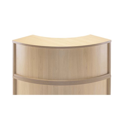 JEMINI RECEPTION MODULAR CORNER RISER UNIT 800X800X400MM MAP