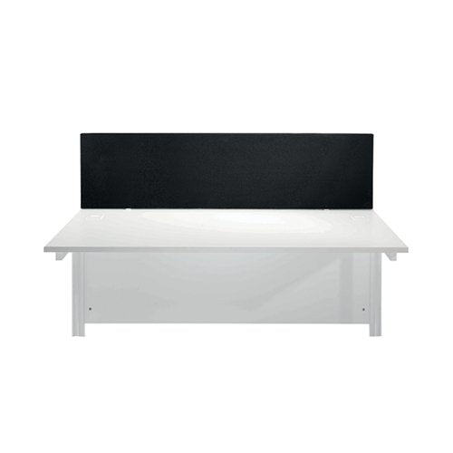 JEMINI STRAIGHT DESK MOUNTED SCREEN 1200X25X400MM BLACK KF78