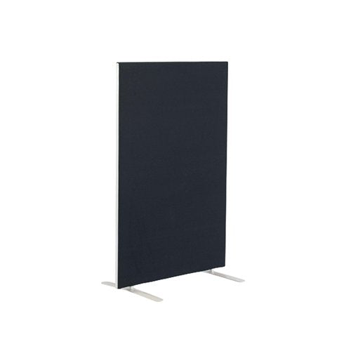 JEMINI FLOOR STANDING SCREEN 1200X25X1600MM BLACK KF79011