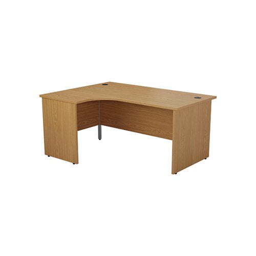JEMINI RADIAL LEFT HAND PANEL END DESK 1600X1200X730MM NOVA