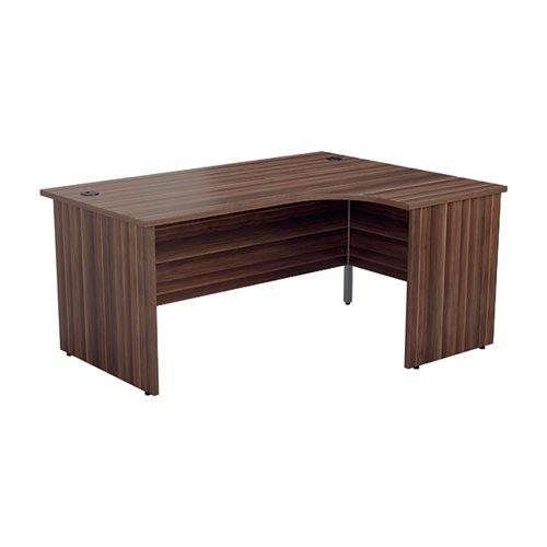 JEMINI RADIAL RIGHT HAND PANEL END DESK 1600X1200X730MM DARK