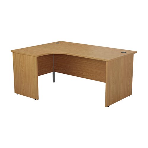 JEMINI RADIAL LEFT HAND PANEL END DESK 1800X1200X730MM NOVA