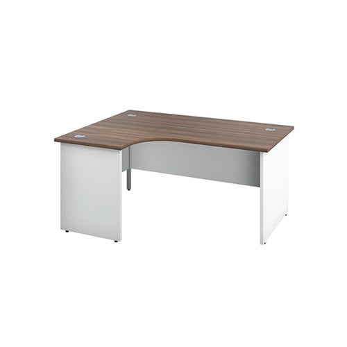 JEMINI SWITCH RADIAL LEFT HAND DESK 1800X1200X730MM DARK WAL
