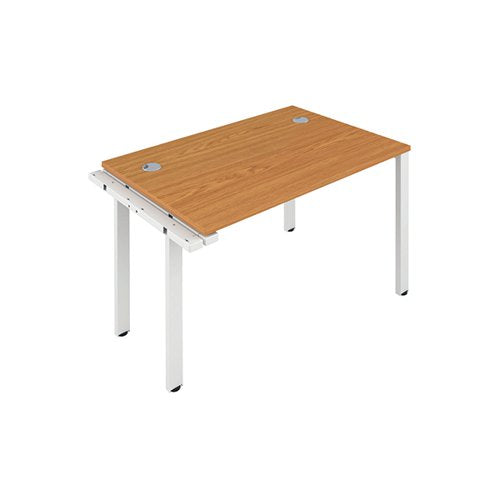 JEMINI 1 PERSON EXTENSION BENCH DESK 1200X800X730MM NOVA OAK