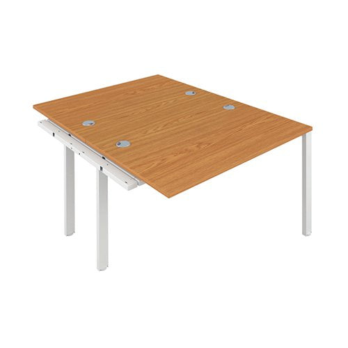 JEMINI 2 PERSON EXTENSION BENCH DESK 1600X1600X730MM NOVA OA